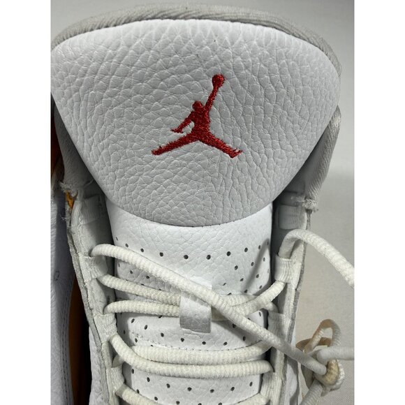 Nike Air Jordan 13 Retro OG Shoes Mens Size 10 White Yellow Del Sol 414571-167 main image 6